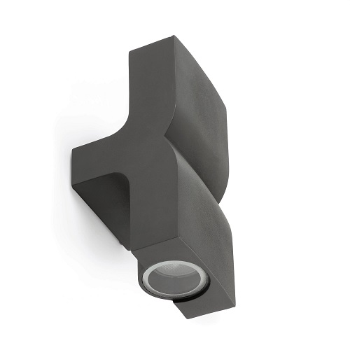 Klamp Dark grey wall lamp 2L