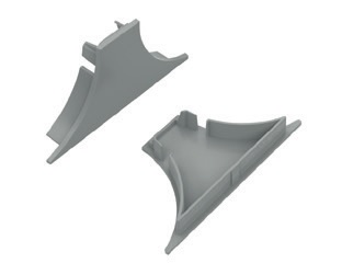 Set 2pcs plastic caps with & without hole for P620 profile