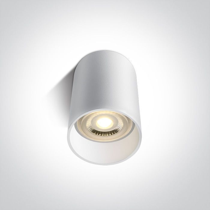 13 Wall & Ceiling GU10 Ceiling Cylinders Aluminium
