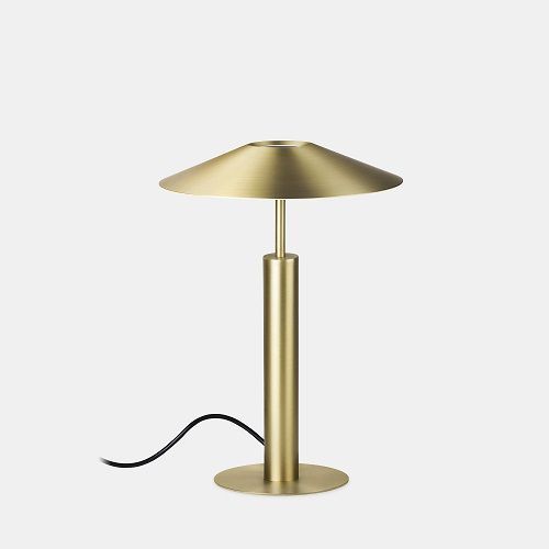 H Table Lamp Gold