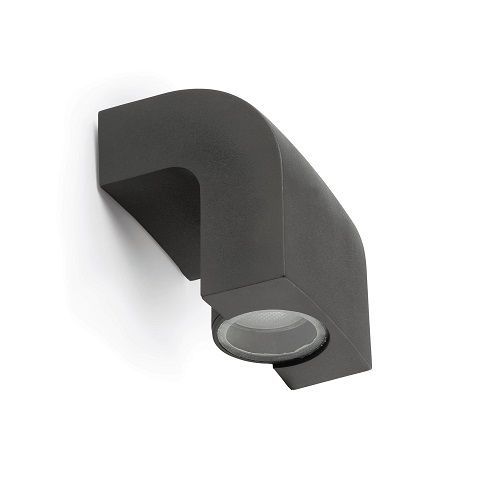 Klamp Dark grey wall lamp 1L