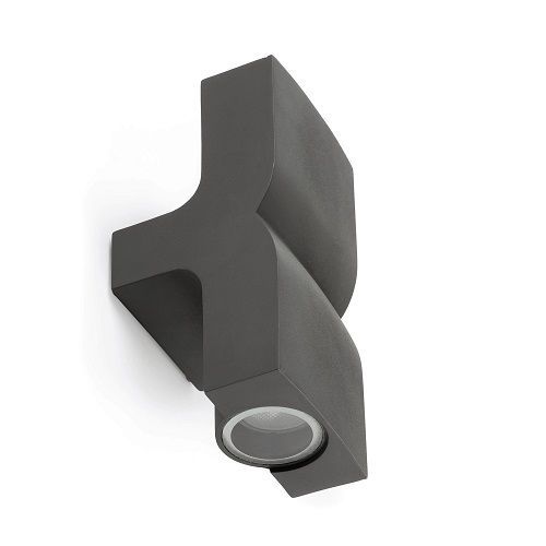 Klamp Dark grey wall lamp 2L