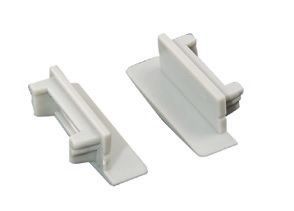 Set 2pcs plastic caps with & without hole for P119 profile