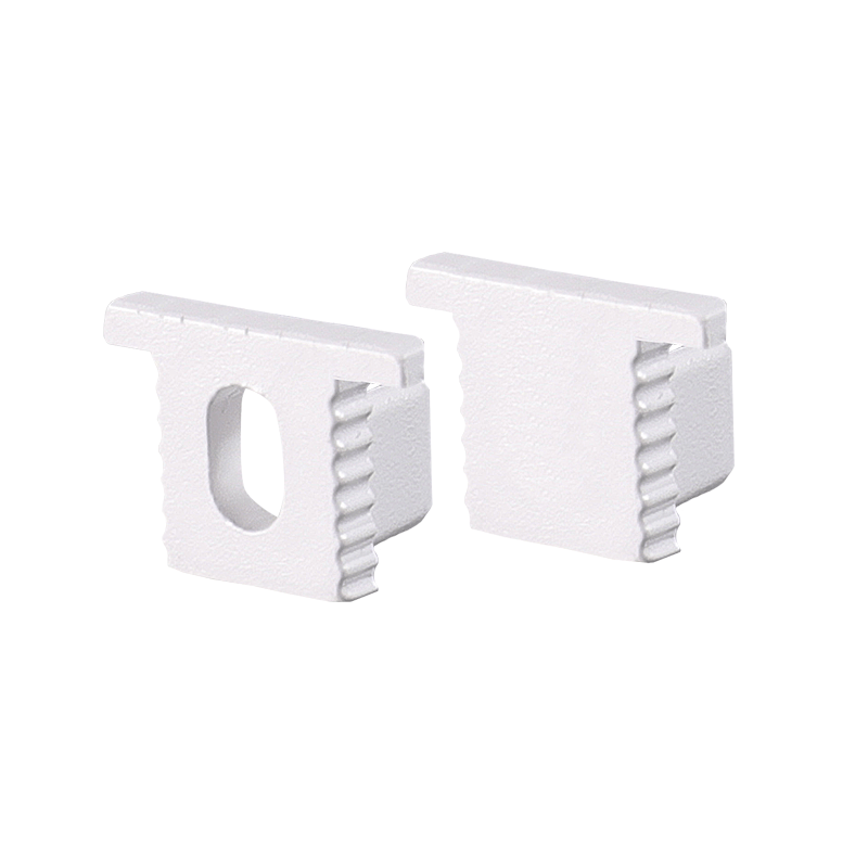Set 2pcs plastic caps with & without hole for P189 profile