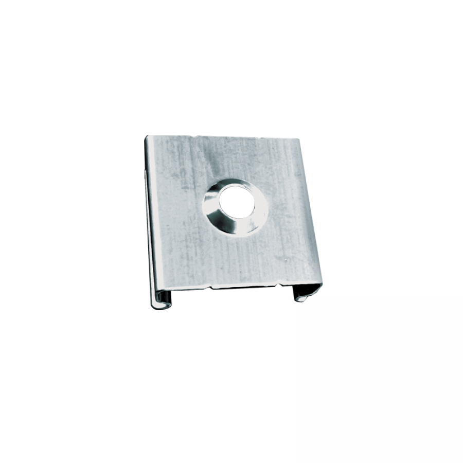 Metal mounting clip for P115 profile
