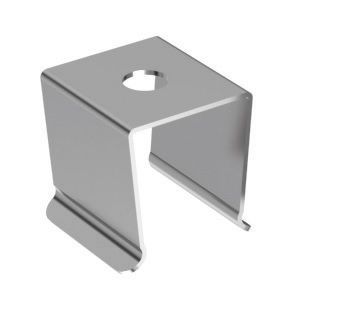 Metal mounting clip for P144 profile