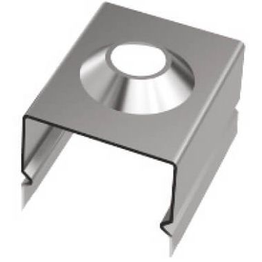 Metal mounting clip for P01 & P2LA profiles