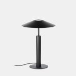 H Table Lamp Black