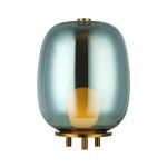 TABLE LAMP 1XG9 SMOKE GLASS