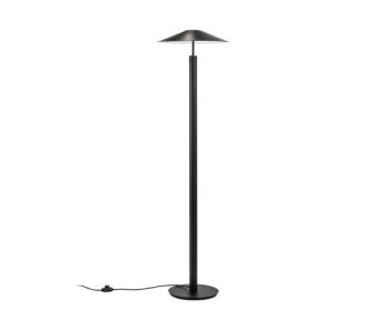 H Floor Lamp Black