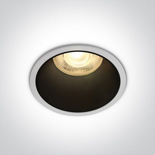 Φωτογραφία από Recessed Spots Fixed Semi Trimless Dark Light Aluminium
