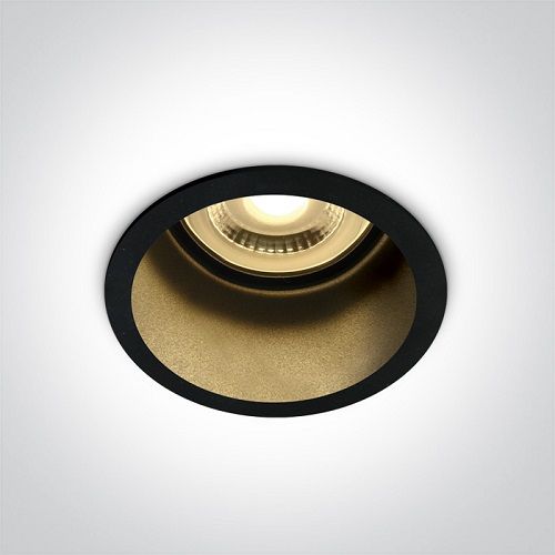 Φωτογραφία από Recessed Spots Fixed Semi Trimless Dark Light Aluminium Black