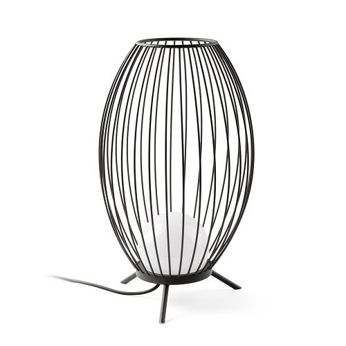 CAGE LED Dark grey portable lamp Φωτογραφία από CAGE LED Dark grey portable lamp