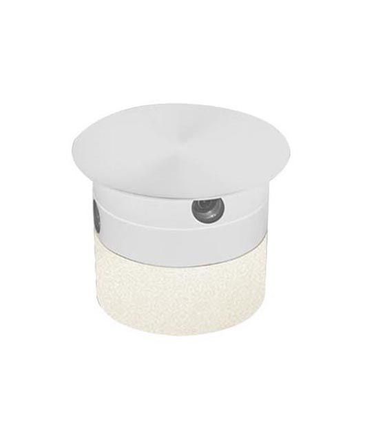 Ceiling base with 3w led in white finish Φωτογραφία από Ceiling base with 3w led in white finish