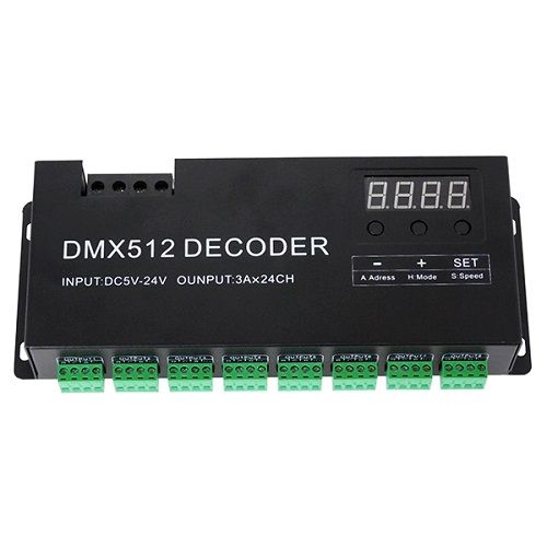 Φωτογραφία από LED RGB DMX512 Controller 24 CH 12v (864w) - 24v (1728w)