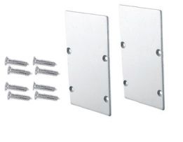 Φωτογραφία από Set 2pcs metal caps with & without hole for P288 profile