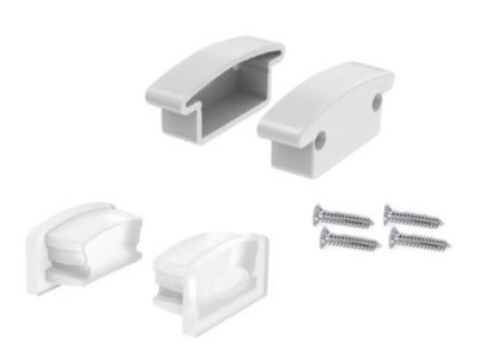Φωτογραφία από Set 2pcs silicone caps with & without hole for P147 profile