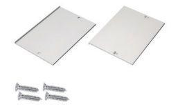 Set 2pcs metal caps with & without hole for P224 profile Φωτογραφία από Set 2pcs metal caps with & without hole for P224 profile