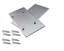 Φωτογραφία από Set 2pcs metal caps with & without hole for P49 profile