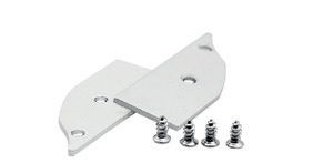 Φωτογραφία από Set 2pcs plastic caps with & without hole for P62N profile