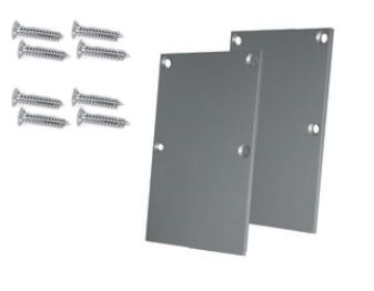 Φωτογραφία από Set 2pcs metal caps with & without hole for P75 profile