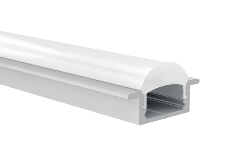 ESME 60 degrees recessed profile with opal diffuser Φωτογραφία από ESME 60 degrees recessed profile with opal diffuser