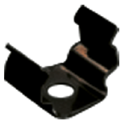 Black metal mounting clip for P151, P151W & P151B profiles Φωτογραφία από Black metal mounting clip for P151, P151W & P151B profiles
