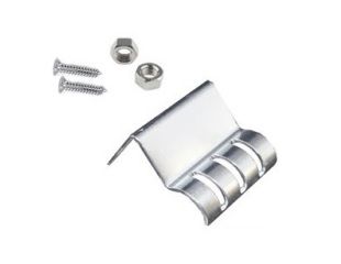 Metal mounting clip with adjustable angle for P8N profile Φωτογραφία από Metal mounting clip with adjustable angle for P8N profile
