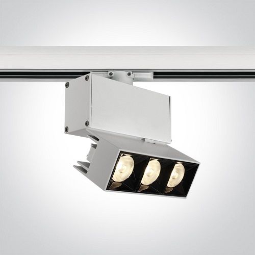 Mirror Square Track Spots 12W Φωτογραφία από Mirror Square Track Spots 12W