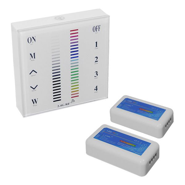 LED RGB Controller 2.4G RF 12v (288w) - 24v (576w) DC 2 Group Φωτογραφία από LED RGB Controller 2.4G RF 12v (288w) - 24v (576w) DC 2 Group