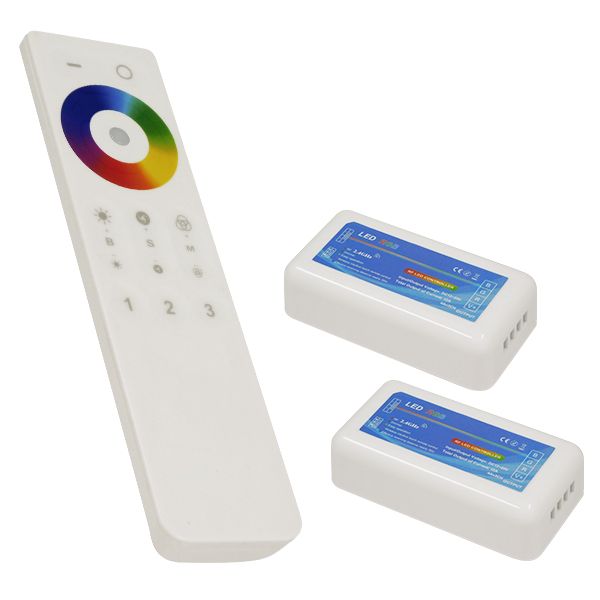 Φωτογραφία από  LED RGB Controller 2.4G RF για 2 Group 12v (288w) - 24v (576w) DC