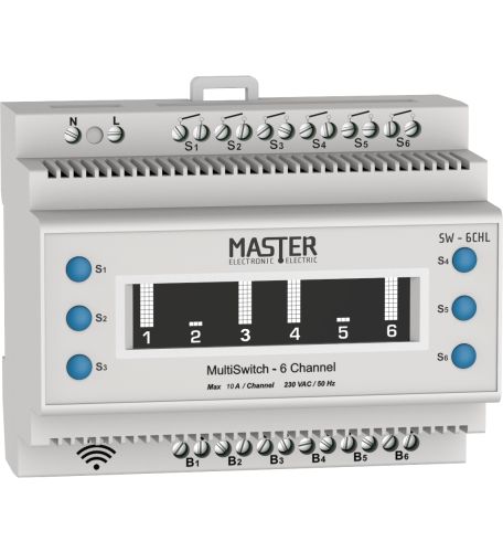 Φωτογραφία από SWITCH ACTUATORS 6 CHANNEL 230 VAC / 6x10A (Wi-Fi)