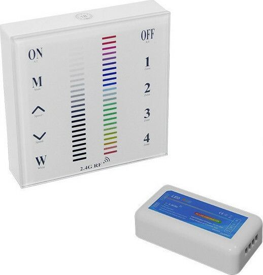 LED RGB Controller 2.4G RF 12v (144w) - 24v (288w) DC για Ένα Group Φωτογραφία από LED RGB Controller 2.4G RF 12v (144w) - 24v (288w) DC για Ένα Group
